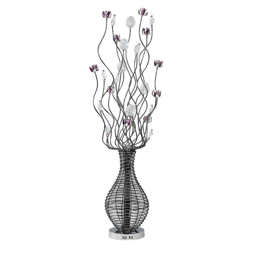 Viola Crystal Floor Lamp