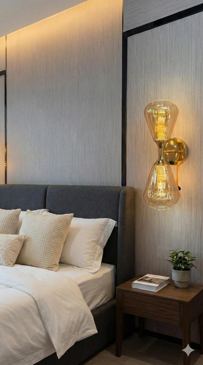 UP DOWN GLASS WALL LAMP