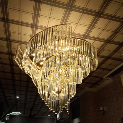 Modern 60 CM Gold Crystal Chandelier – Warm White
