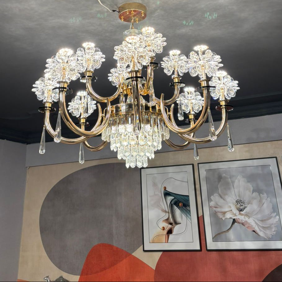 12 arms chandelier