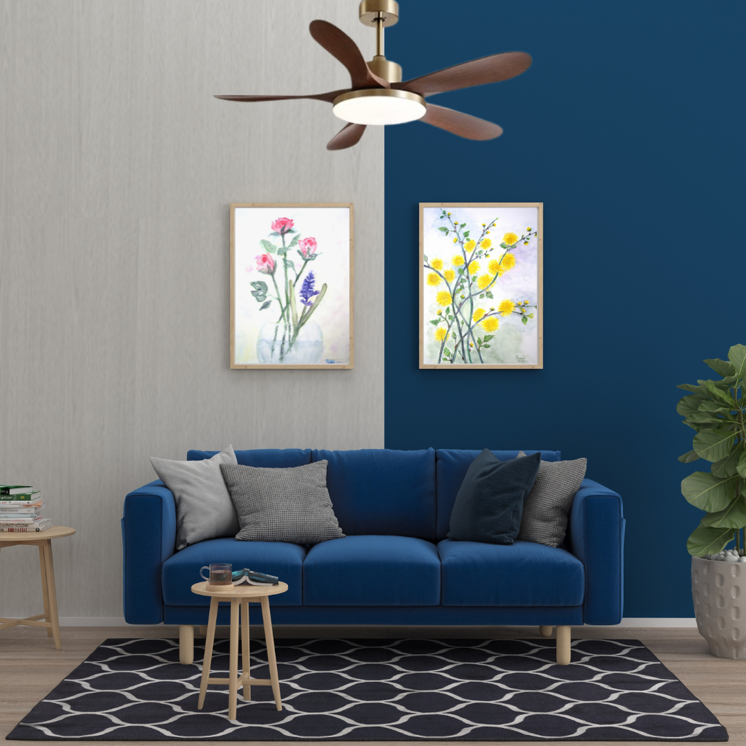 Ceiling Fan with Light Chandelier