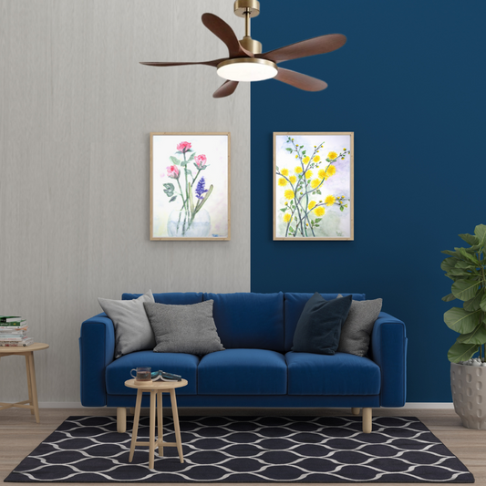 Ceiling Fan with Light Chandelier