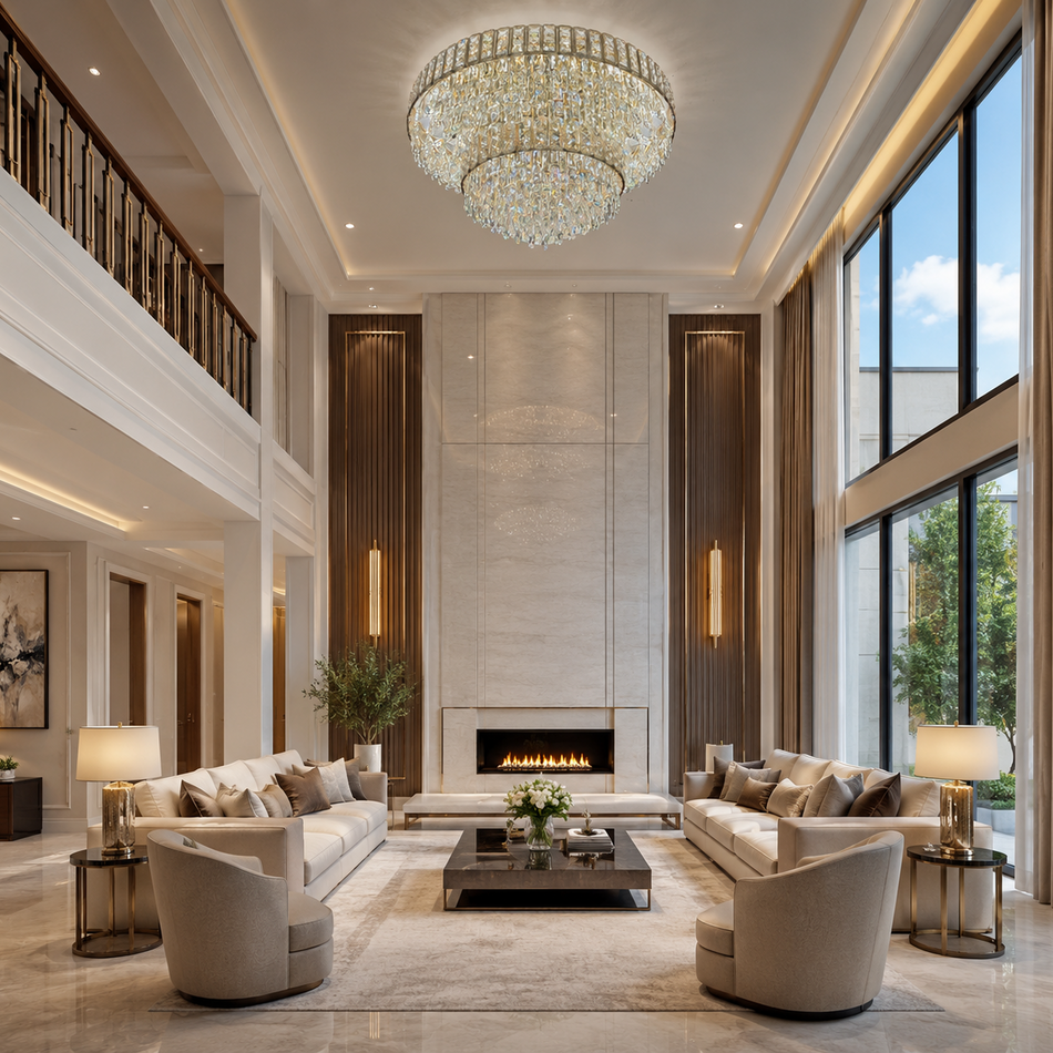 100 CM Crystal LED Ceiling Chandelier