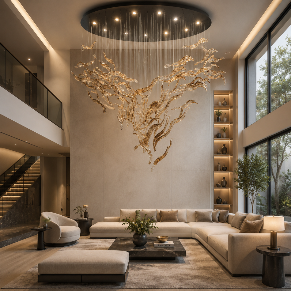 Obsidian Chandelier