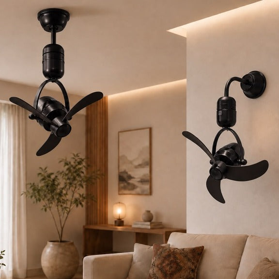 GLIDE Wall + Ceiling Fan Chandelier