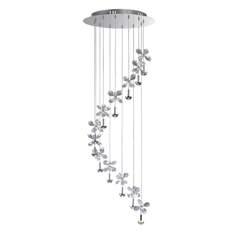 Aviva 12 Light Polished Chrome/Crystal