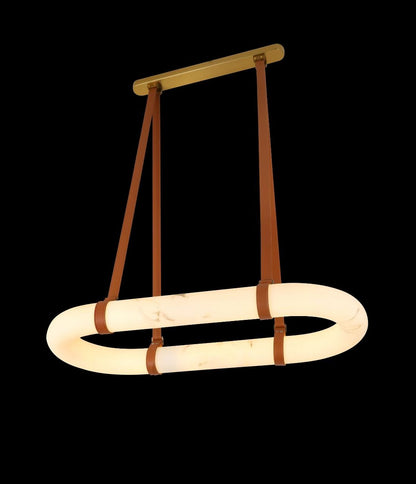 Marble Rectangular chandelier