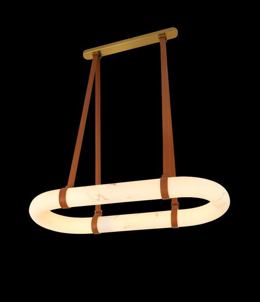 Marble Rectangular chandelier