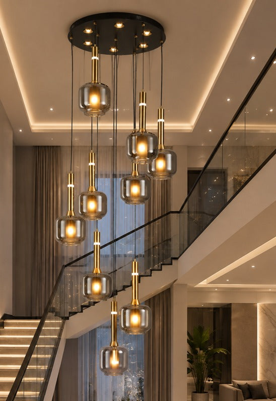 Caffe Double Height Chandelier