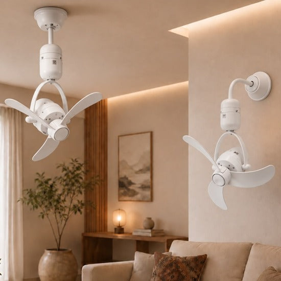 Tassel Wall + Ceiling Fan Chandelier