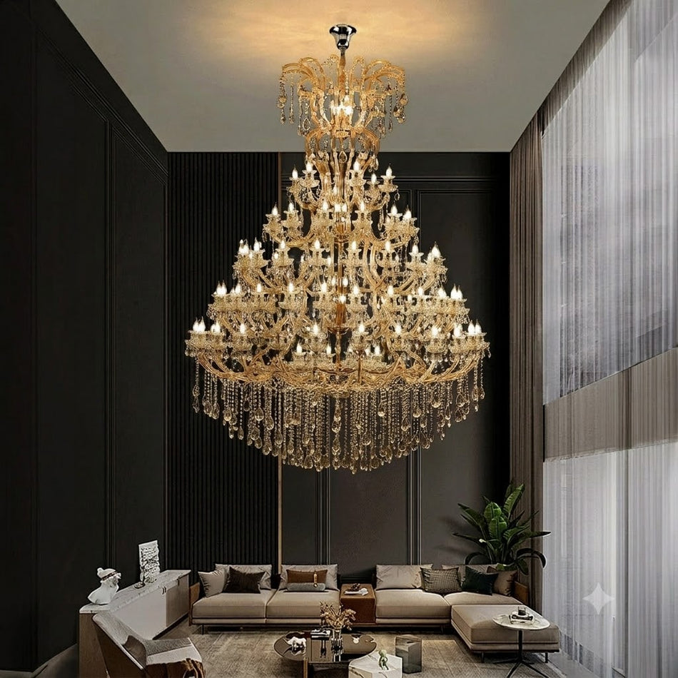 55 light Maria Theresa Double Height Chandelier