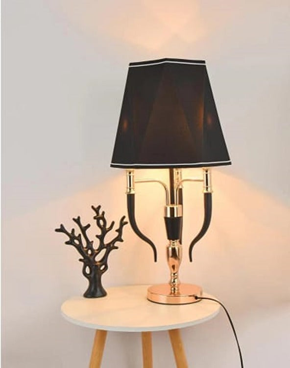 Elegant Black Shade Table Lamp