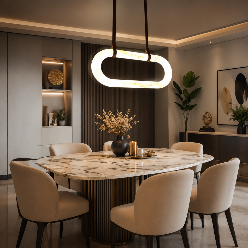 Sierra Alabaster Chandelier