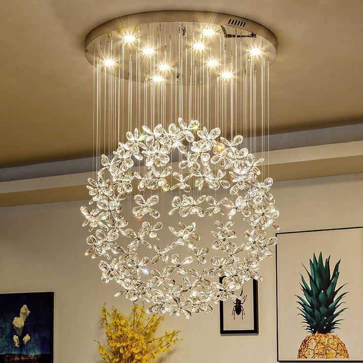 Flower Crystal Chandelier
