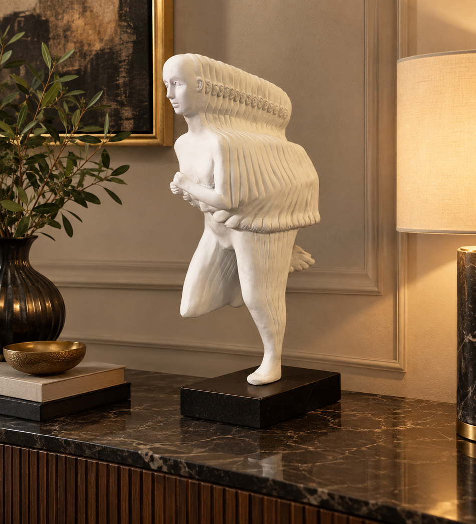 Modern Abstract Motion Human Figurine Table Sculpture