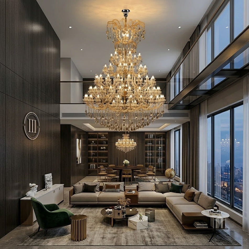 55 light Maria Theresa Double Height Chandelier