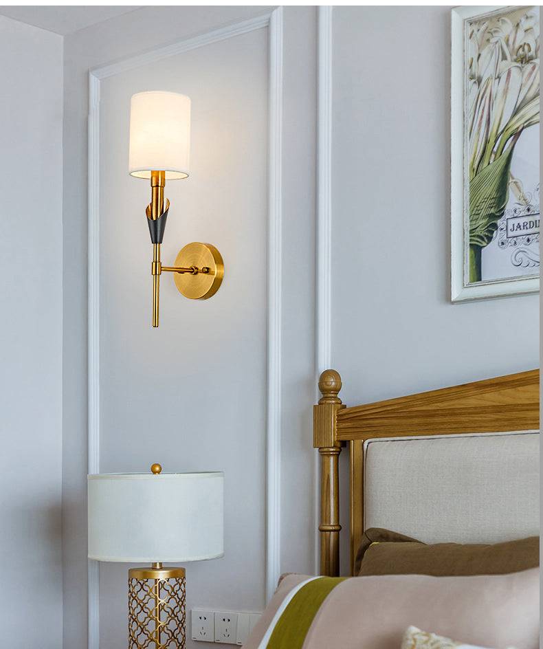 Gold Shade Wall Light