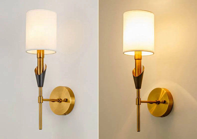 Gold Shade Wall Light