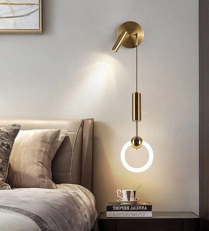 Modern Ring Gold LED Wall Lamp