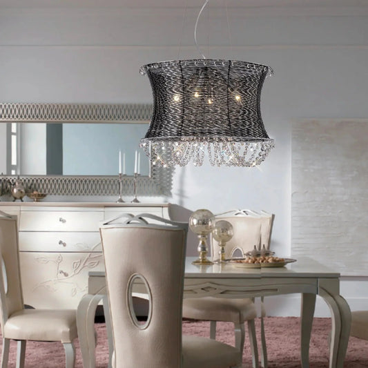 Round Crystal Chandelier