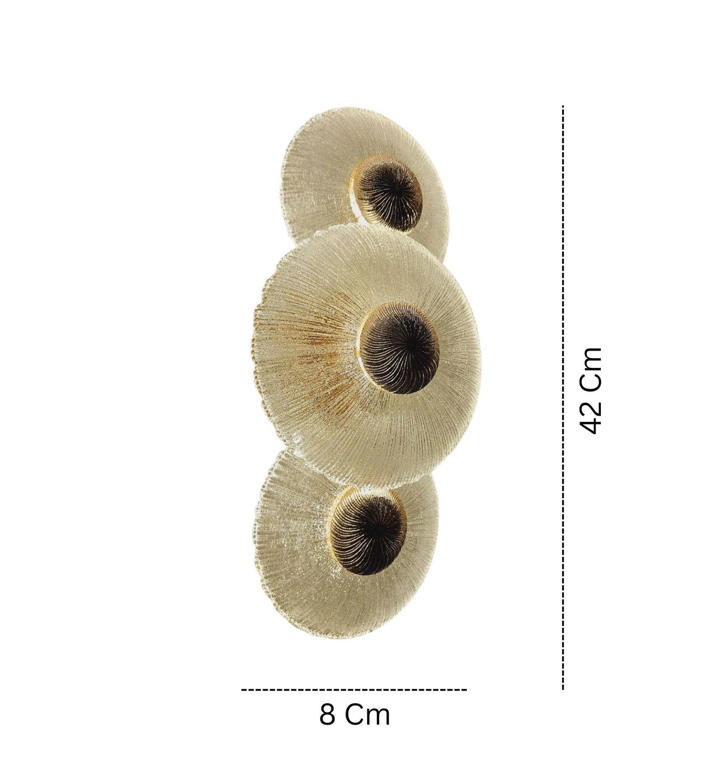 Luxurious Glass Disc Wall Lamp