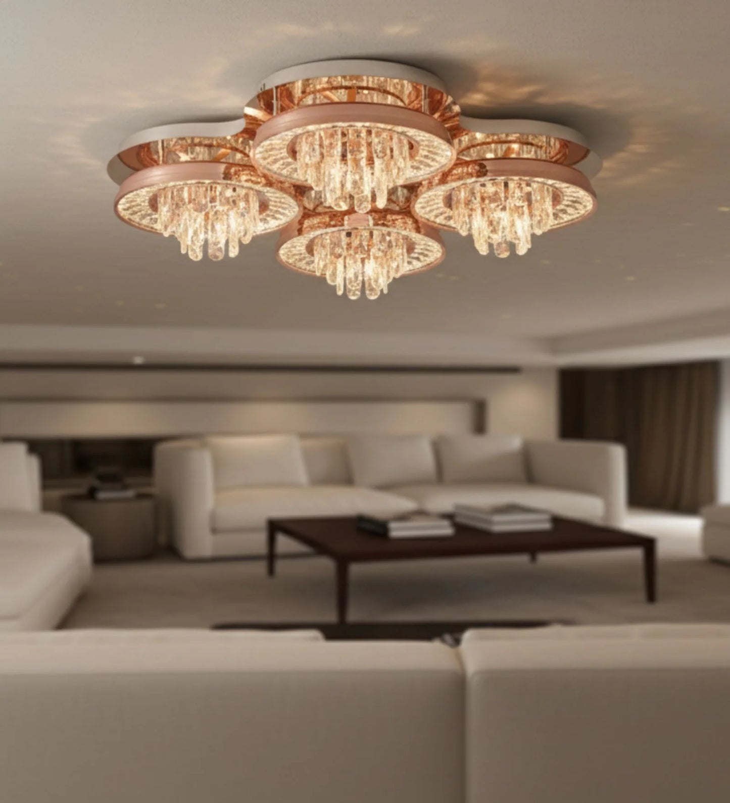 4 Light modern LED ceiling light