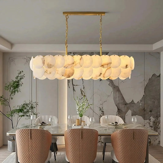 Moonshade Marble Chandelier