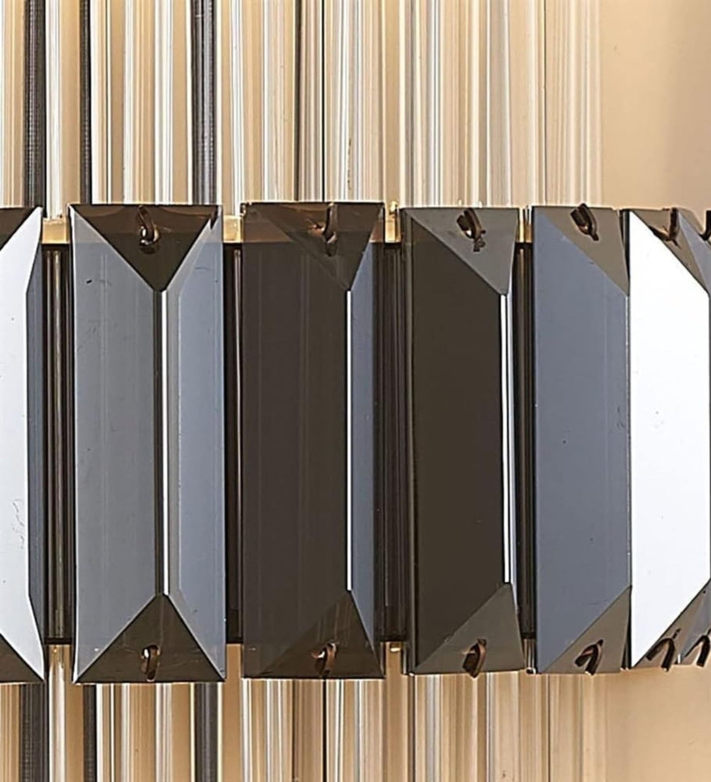 Nova Luxe Crystal Wall Light Modern Art Deco Design