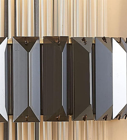 Nova Luxe Crystal Wall Light Modern Art Deco Design