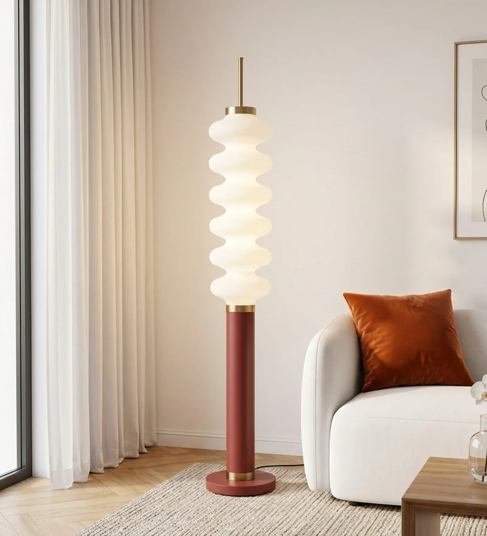 Modern Sculptural Wave Floor Lamp
