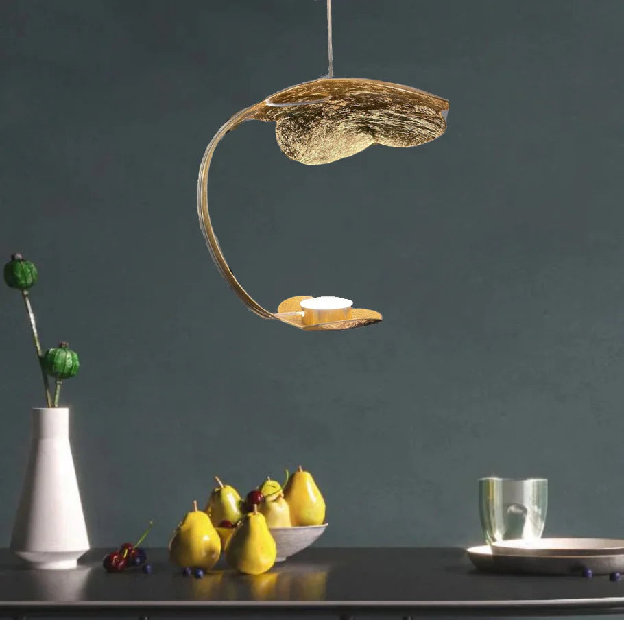 Modern Led Metal Antique Gold Pendant Light
