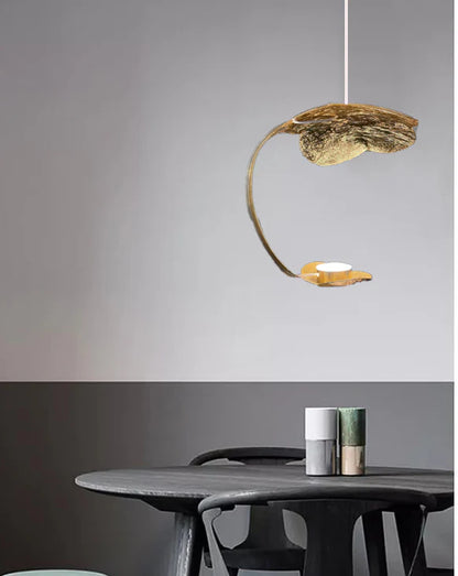 Modern Led Metal Antique Gold Pendant Light