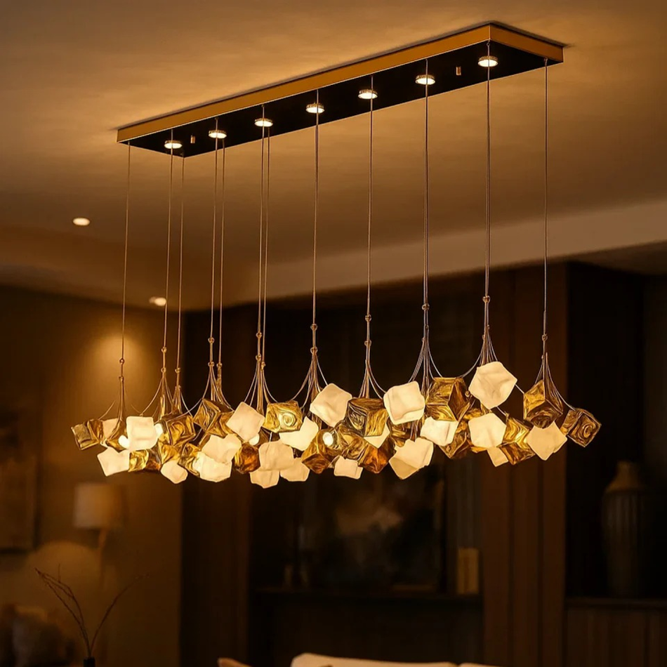 Rowley Designer Linear Chandelier Large