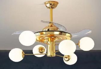 MODERN FAN CHANDELIER