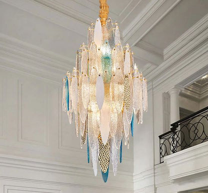 VENINI MODERN GLASS CHANDELIER