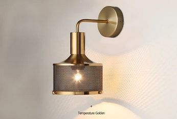 CADAGONA GOLD ANTIQUE WALL LIGHT