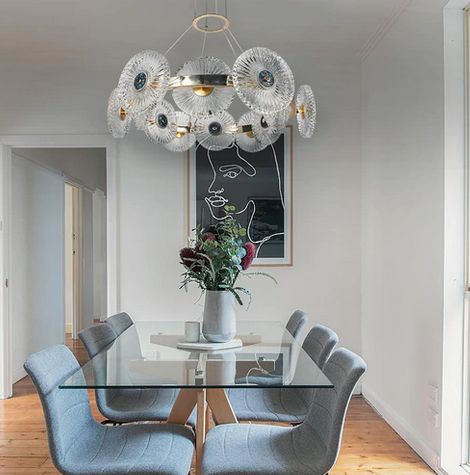 TOZE MODERN ROUND CHANDELIER