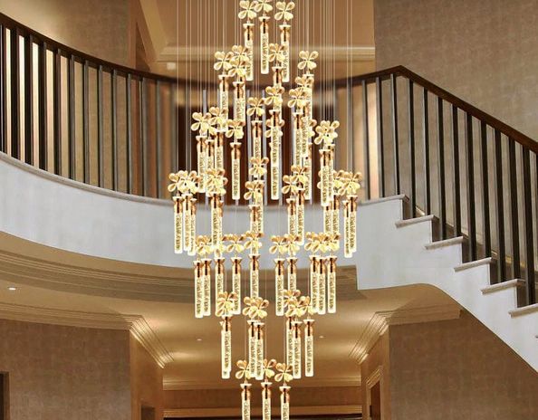 STORMING DOUBLE HEIGHT CHANDELIER