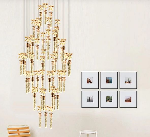 STORMING DOUBLE HEIGHT CHANDELIER