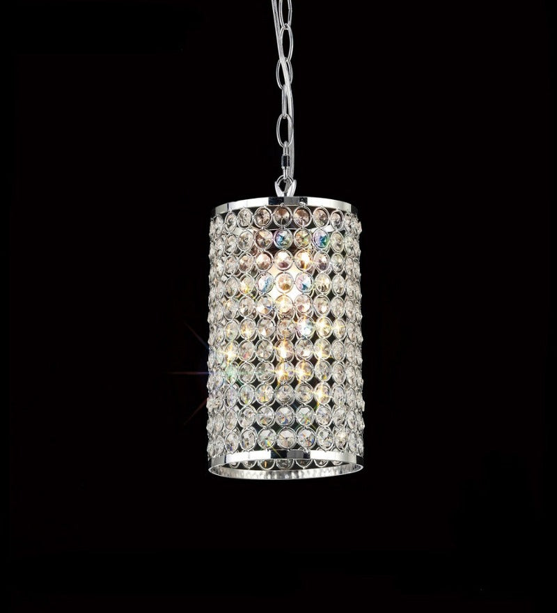 Diyas Kudo Non-Electric Polished Chrome Pendant - Stello Light Studio
