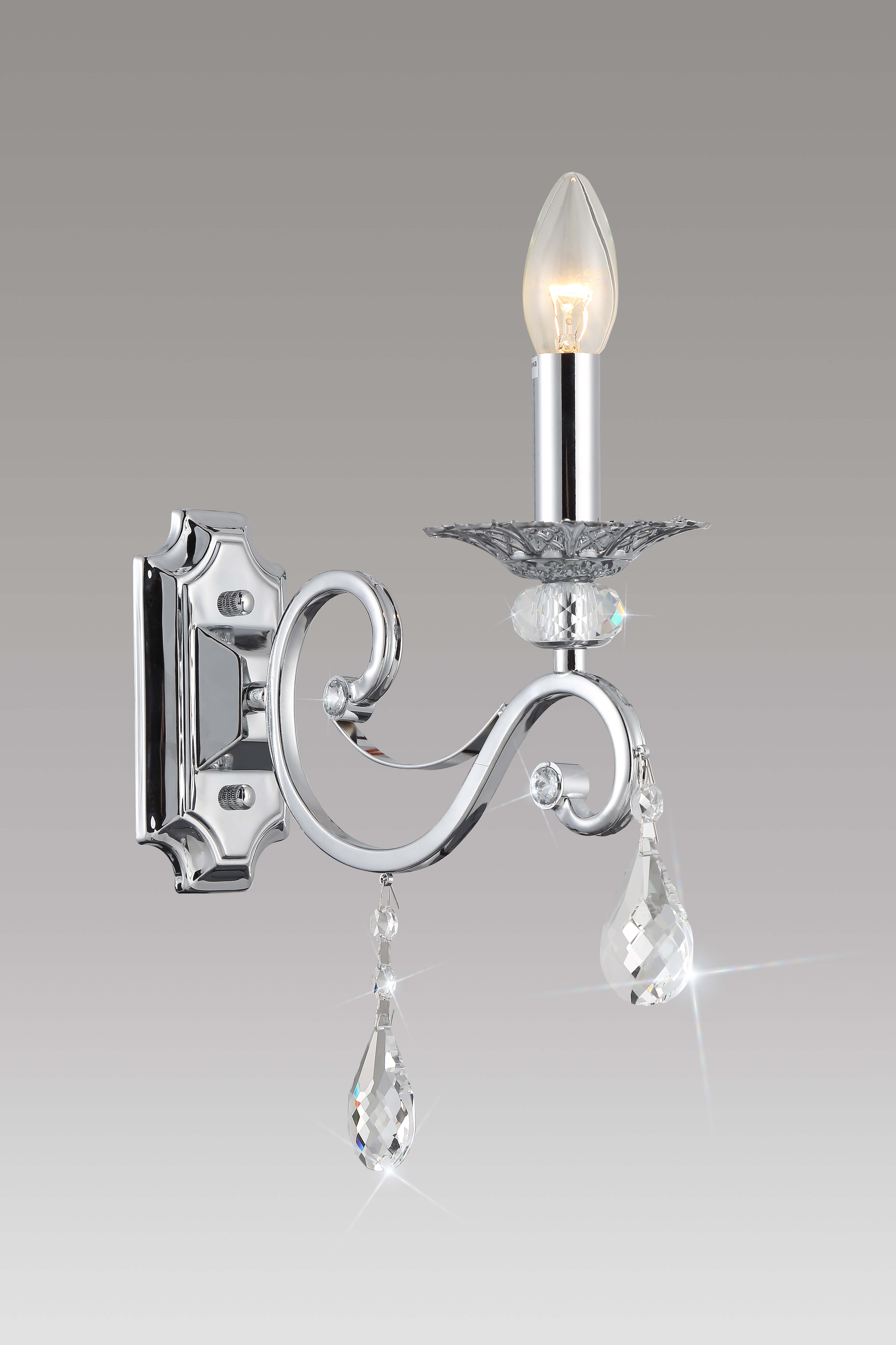 ARONA Chrome Wall Light - Stello Light Studio
