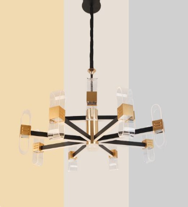 6 LIGHT MODERN CHANDELIER