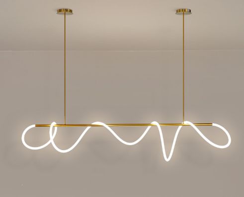 UNCUFFED  MODERN  LINEAR CHANDELIER