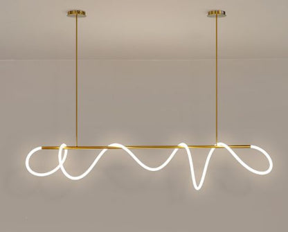 UNCUFFED  MODERN  LINEAR CHANDELIER