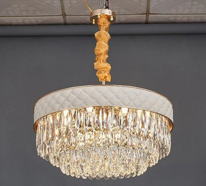 MOSQUE LEATHER ROUND CHANDELIER
