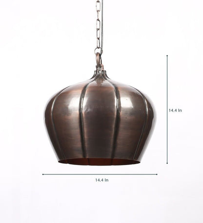 Acorn Copper Metal Hanging Light - Stello Light Studio