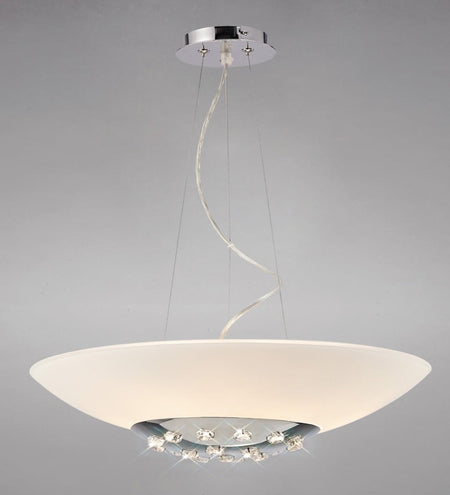 AMADA PENDANT 6 LIGHT POLISHED - Stello Light Studio