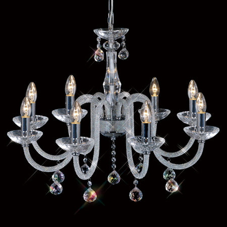 AMORA PENDANT 8 LIGHT POLISHED CHROME - Stello Light Studio