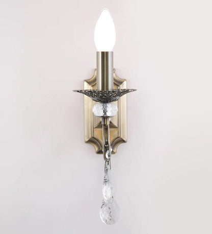 ARONA Antique Brass Wall Light - Stello Light Studio