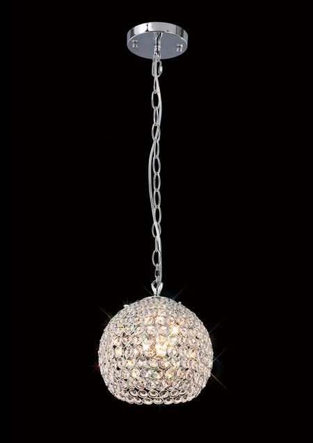 AVA PENDANT 3 LIGHT POLISHED CHROME - Stello Light Studio